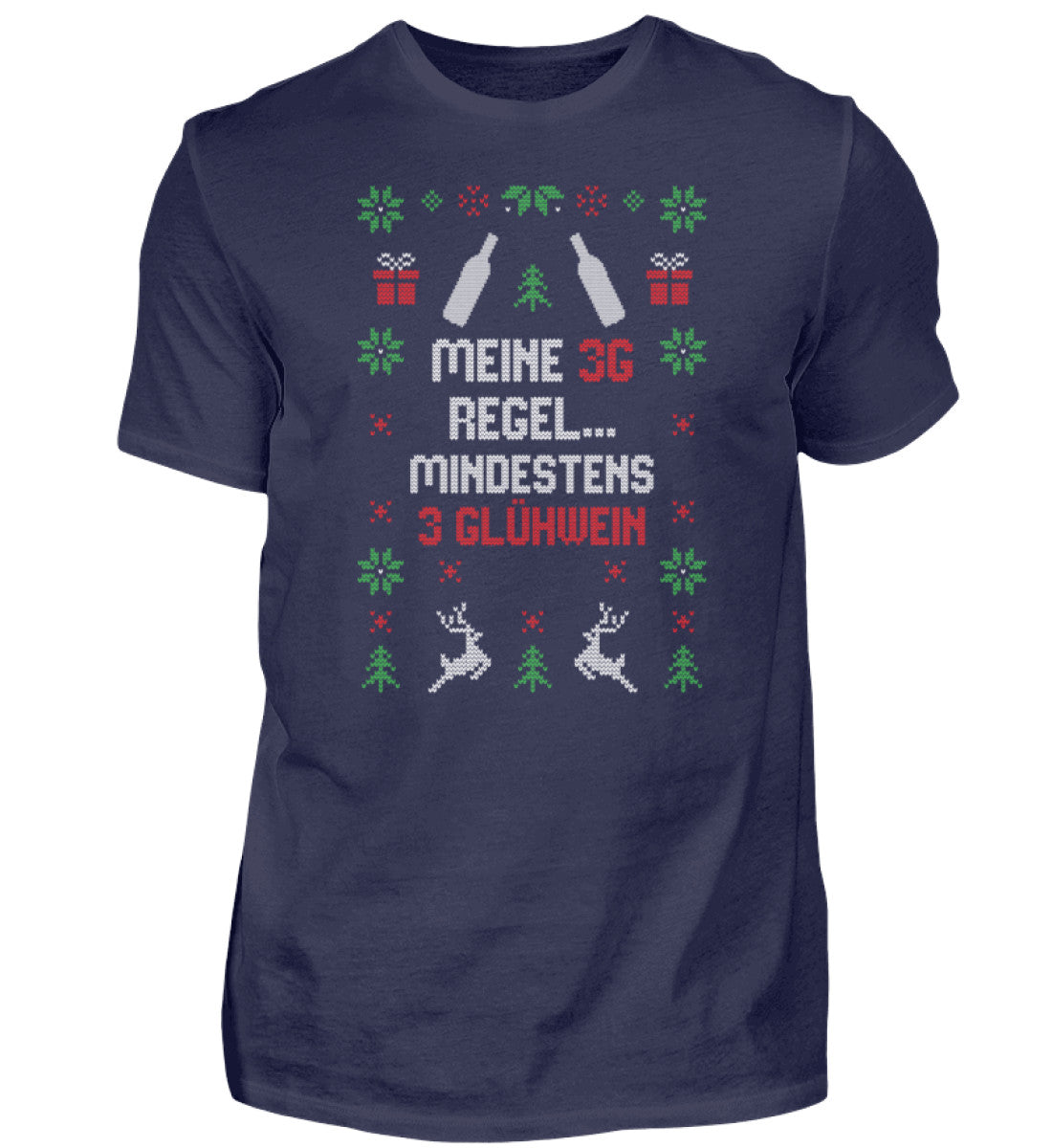 3G Regel - Mindestens 3 Glühwein  - Herren Shirt