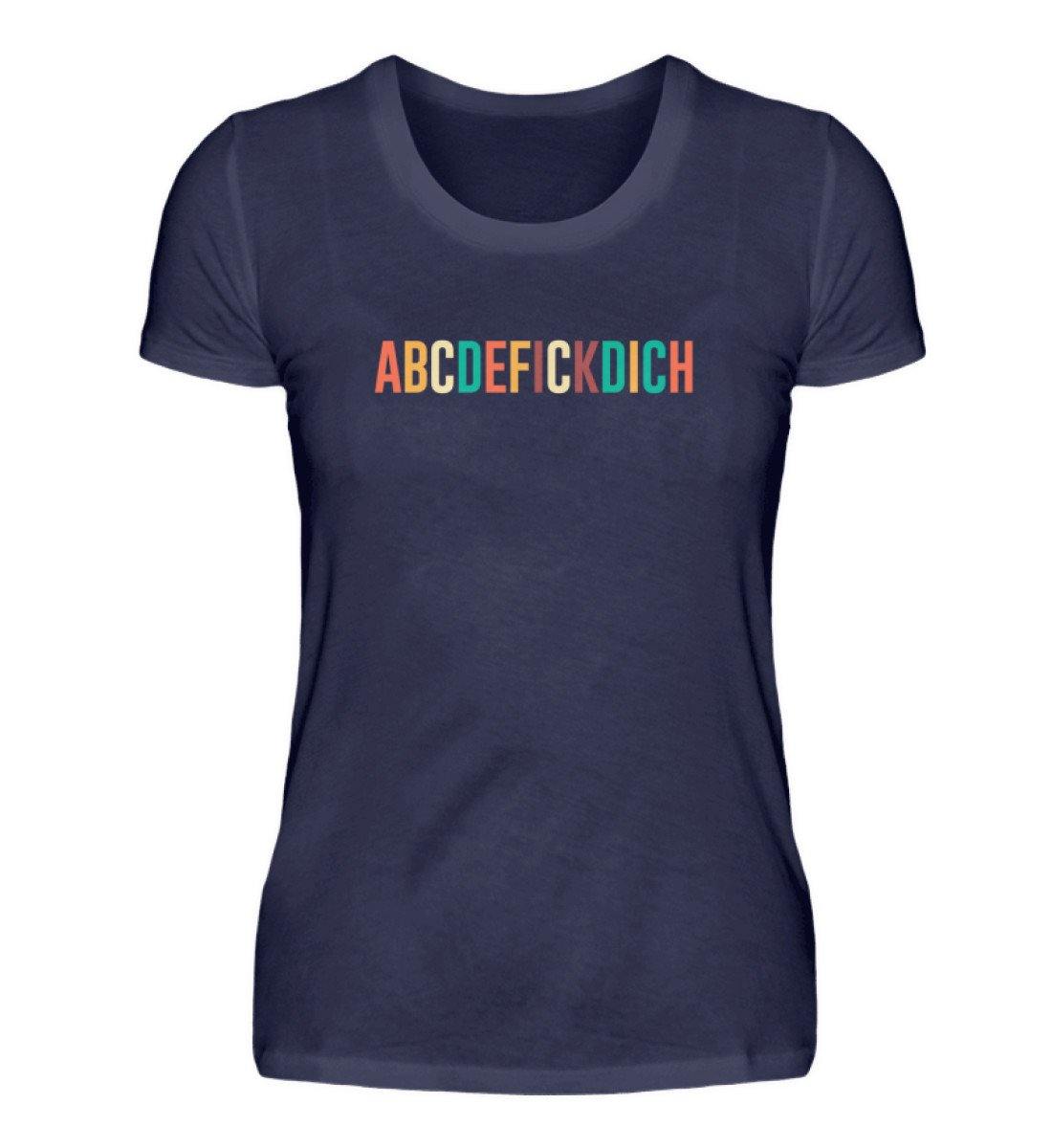 ABCDEFICKDICH - Words on Shirts  - Damenshirt