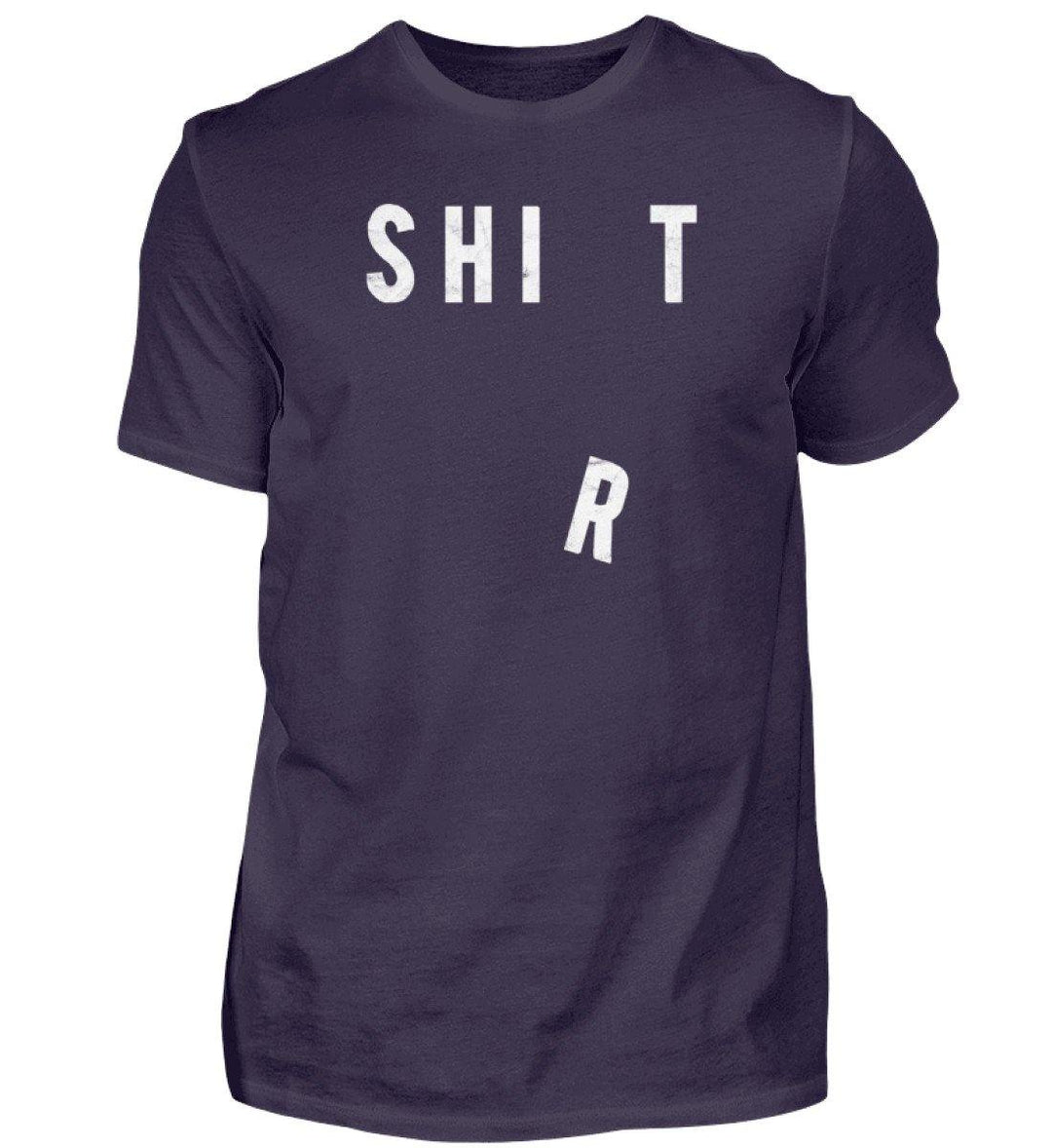 Shit Shirt - Words on Shirts - PR  - Herren Premiumshirt - Words on Shirts Sag es mit dem Mittelfinger Shirts Hoodies Sweatshirt Taschen Gymsack Spruch Sprüche Statement