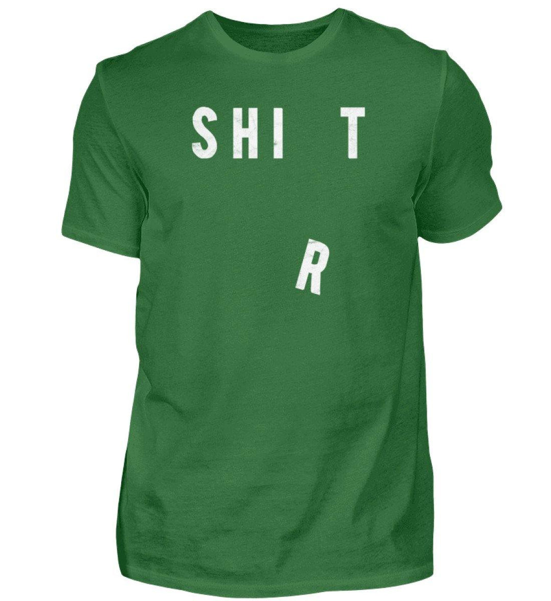 Shit Shirt - Words on Shirts - PR  - Herren Premiumshirt - Words on Shirts Sag es mit dem Mittelfinger Shirts Hoodies Sweatshirt Taschen Gymsack Spruch Sprüche Statement