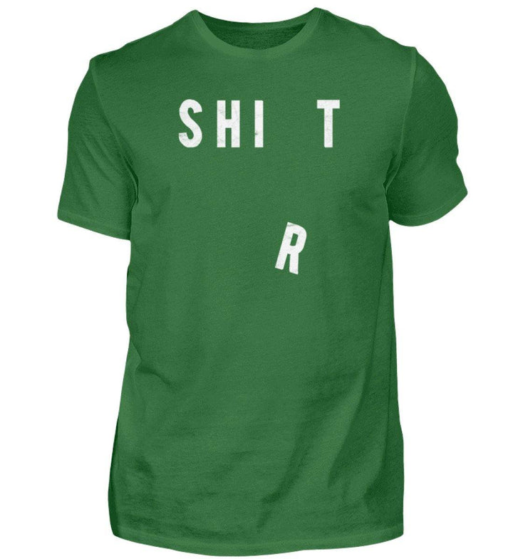Shit Shirt - Words on Shirts - PR  - Herren Premiumshirt - Words on Shirts Sag es mit dem Mittelfinger Shirts Hoodies Sweatshirt Taschen Gymsack Spruch Sprüche Statement