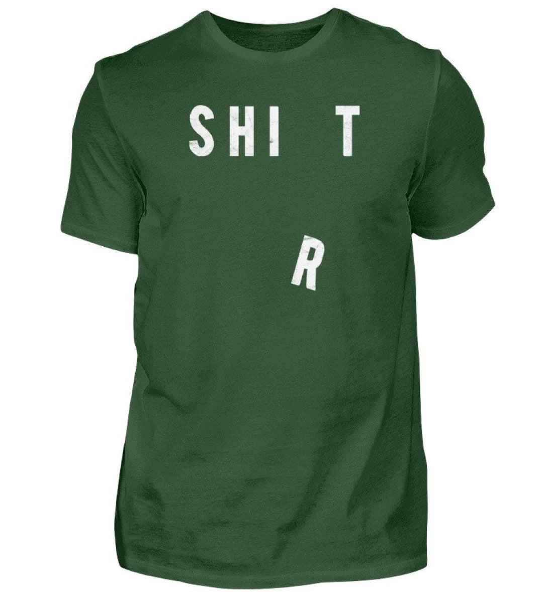 Shit Shirt - Words on Shirts - PR  - Herren Premiumshirt - Words on Shirts Sag es mit dem Mittelfinger Shirts Hoodies Sweatshirt Taschen Gymsack Spruch Sprüche Statement
