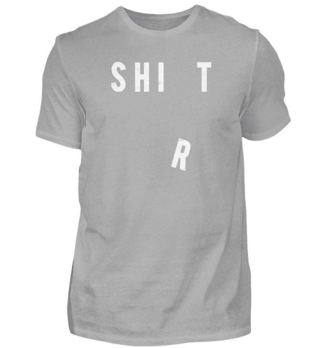 Shit Shirt - Words on Shirts - PR  - Herren Premiumshirt - Words on Shirts Sag es mit dem Mittelfinger Shirts Hoodies Sweatshirt Taschen Gymsack Spruch Sprüche Statement