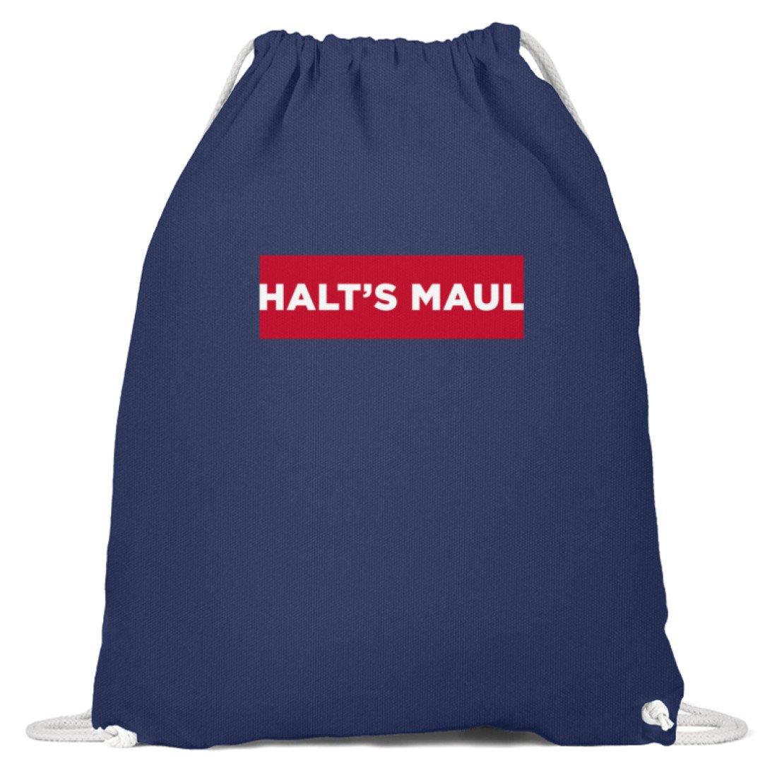 Halts Maul  - Baumwoll Gymsac
