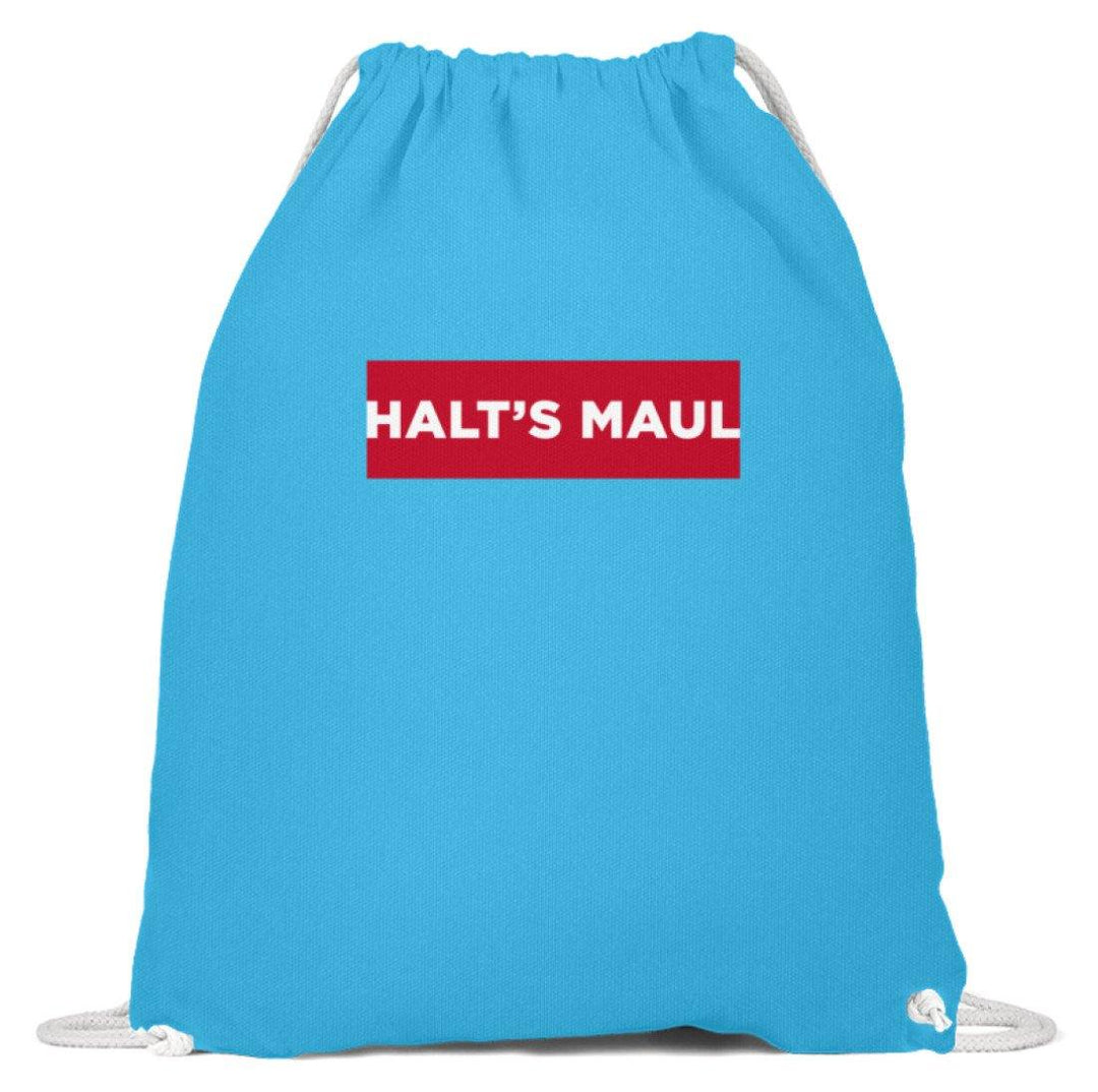 Halts Maul  - Baumwoll Gymsac - Words on Shirts