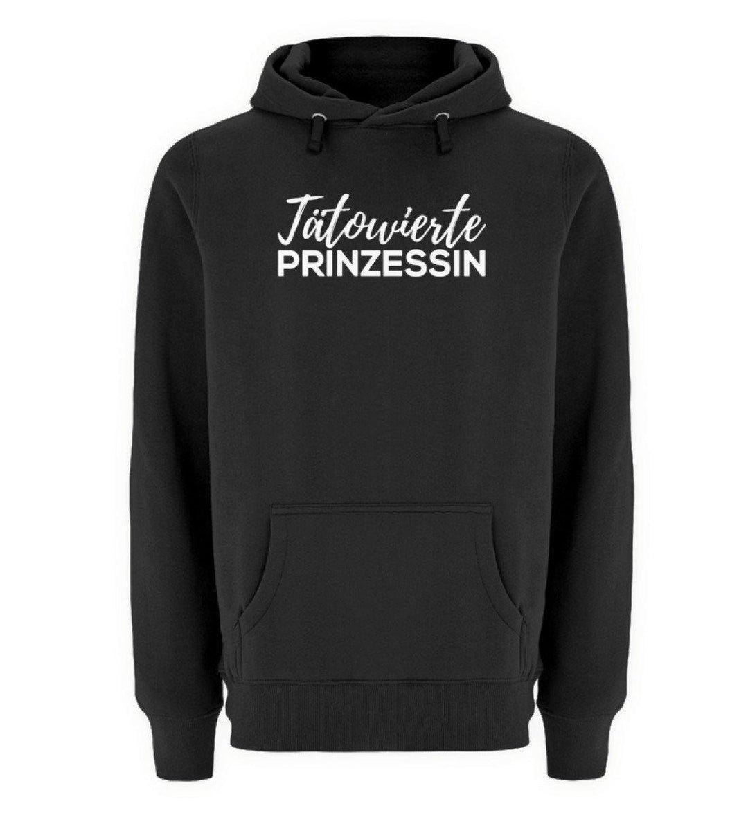 Tätowierte Prinzessin Words on Shirts PR  - Unisex Premium Kapuzenpullover - Words on Shirts Sag es mit dem Mittelfinger Shirts Hoodies Sweatshirt Taschen Gymsack Spruch Sprüche Statement