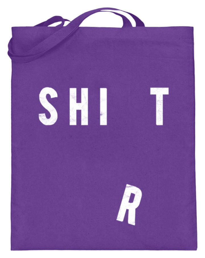 Sh*t Shirt   - Jutebeutel (mit langen Henkeln) - Words on Shirts