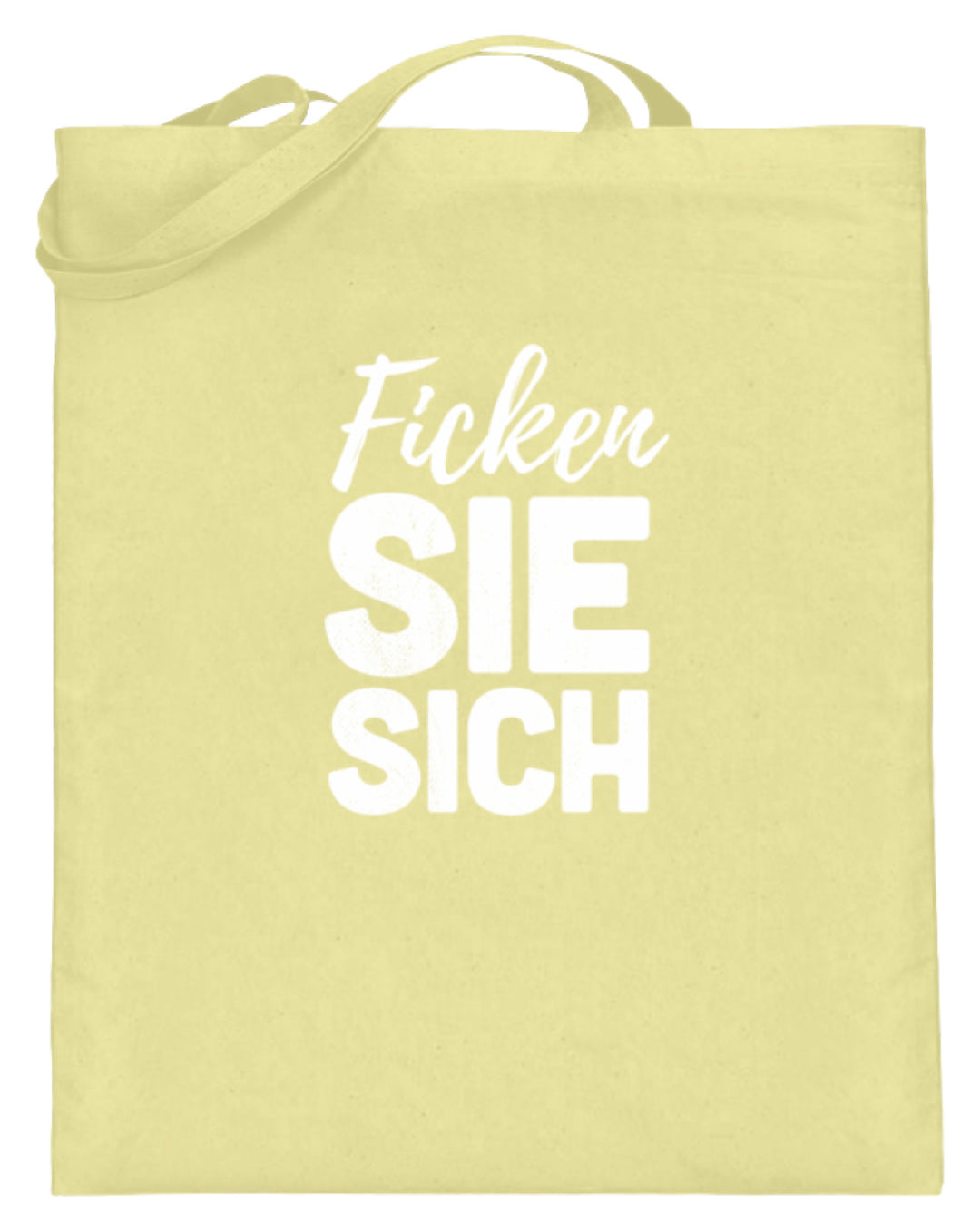 F*cken Sie sich  - Jutebeutel (mit langen Henkeln) - Words on Shirts