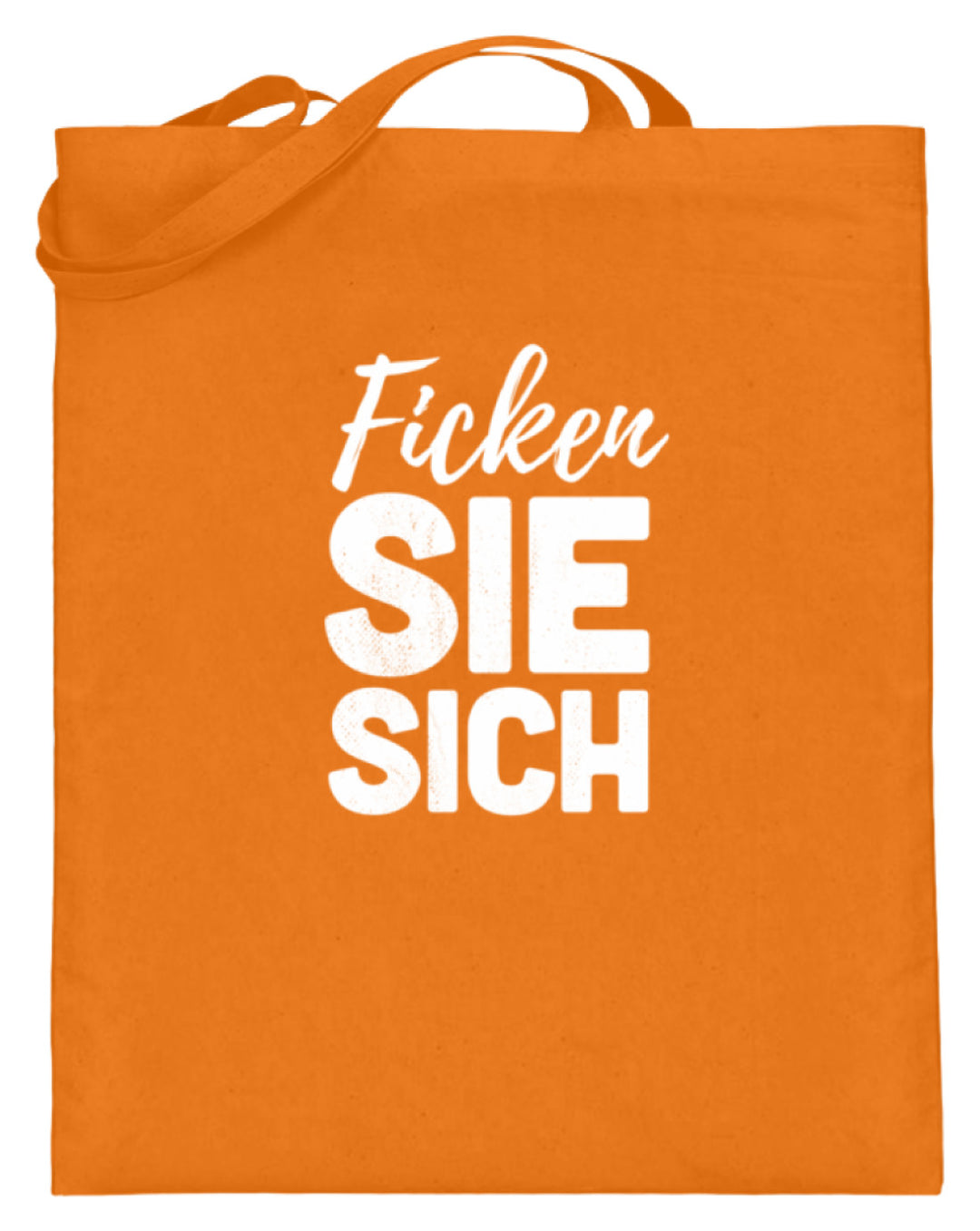 F*cken Sie sich  - Jutebeutel (mit langen Henkeln) - Words on Shirts