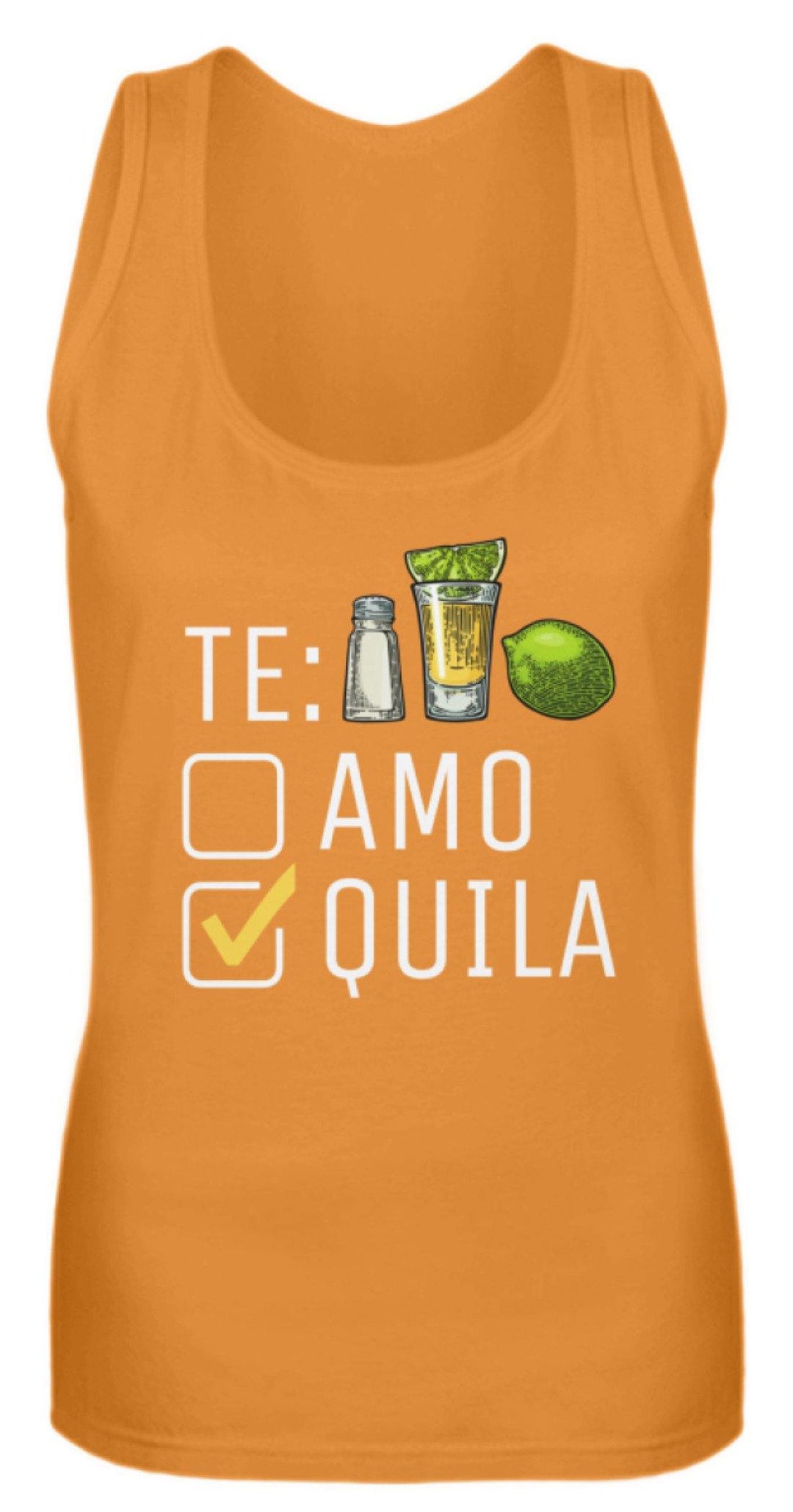 Tequila Te:amo Te:qulia   - Frauen Tanktop - Words on Shirts