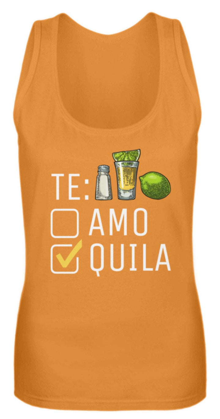 Tequila Te:amo Te:qulia   - Frauen Tanktop - Words on Shirts
