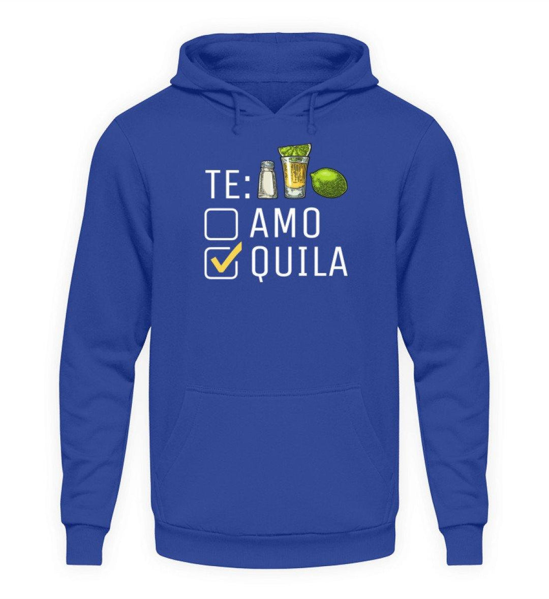 Tequila Te:amo Te:qulia   - Unisex Kapuzenpullover Hoodie - Words on Shirts