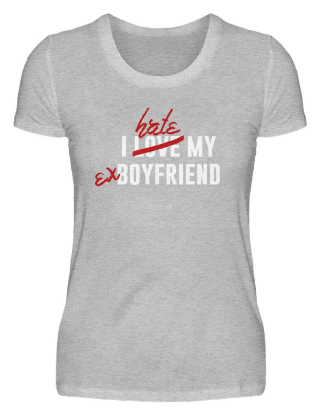 I Love My Boyfriend  - Damenshirt - Words on Shirts