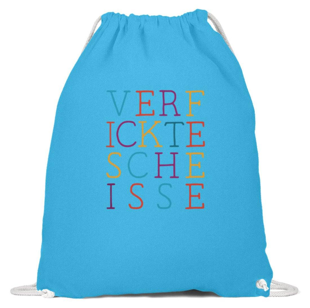 Verf ickte sche isse - Words on Shirts  - Baumwoll Gymsac - Words on Shirts Sag es mit dem Mittelfinger Shirts Hoodies Sweatshirt Taschen Gymsack Spruch Sprüche Statement