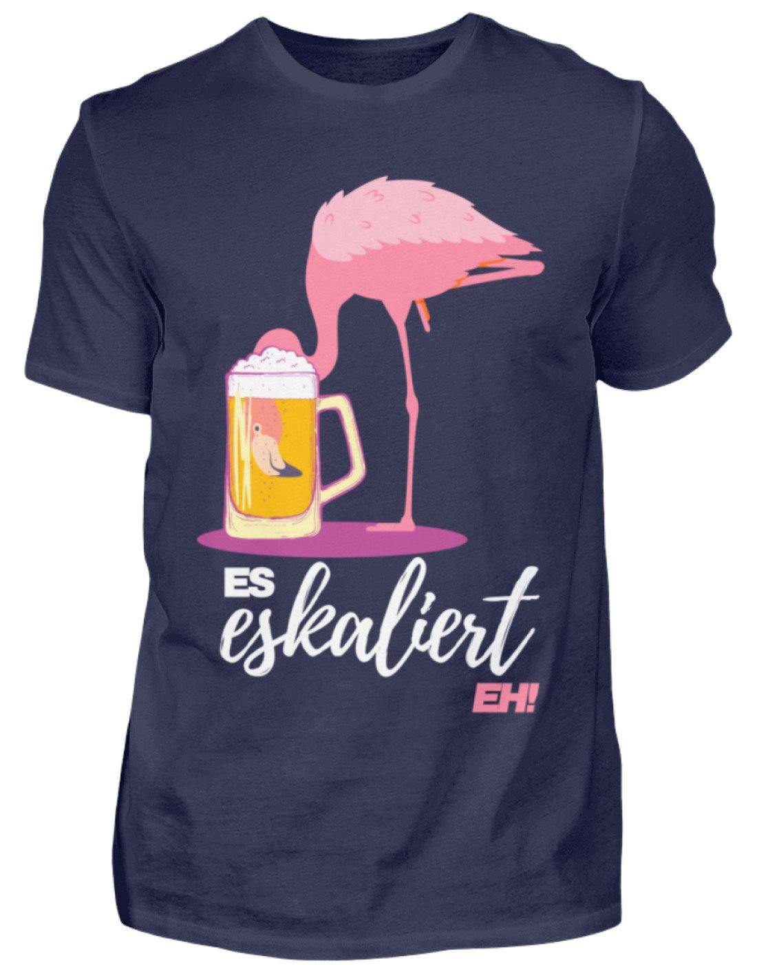 Es Eskaliert Eh - Flamingo  - Herren Shirt