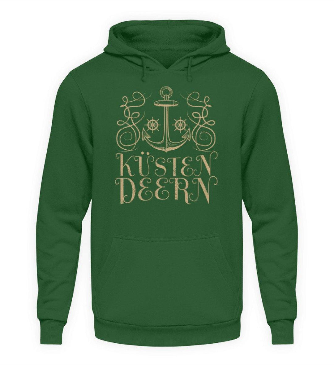 Küsten Deern - Norddeutsch  - Unisex Kapuzenpullover Hoodie - Words on Shirts Sag es mit dem Mittelfinger Shirts Hoodies Sweatshirt Taschen Gymsack Spruch Sprüche Statement