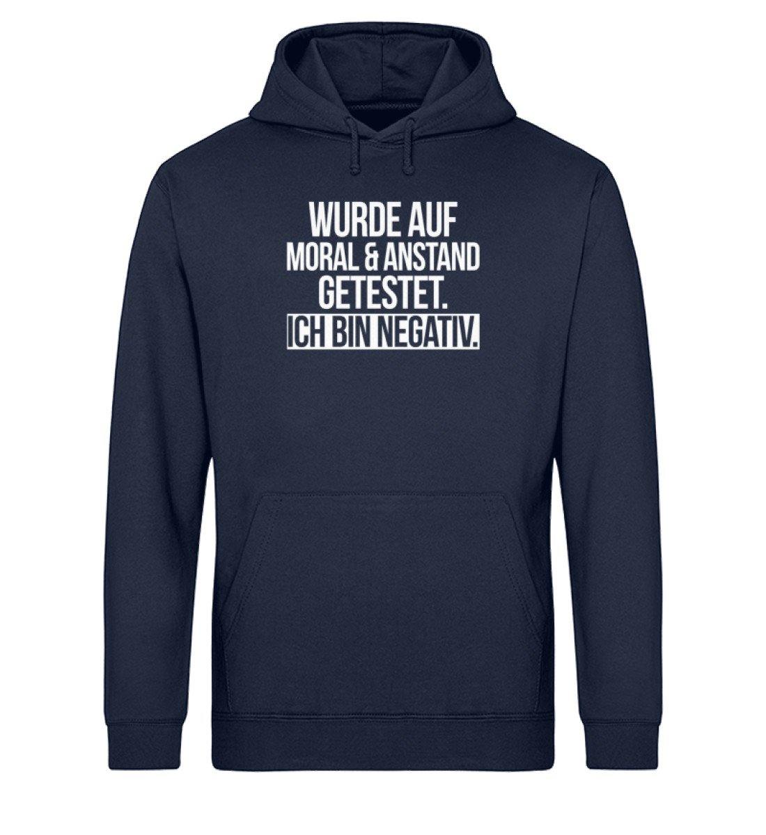 Moral & Anstand getestet - Negativ  - Unisex Organic Hoodie