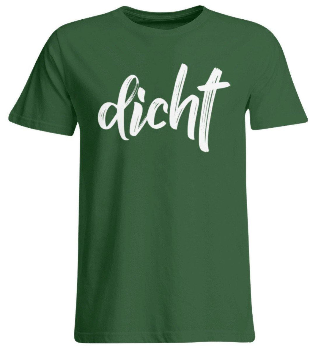 dicht Shirt  - Übergrößenshirt - Words on Shirts Sag es mit dem Mittelfinger Shirts Hoodies Sweatshirt Taschen Gymsack Spruch Sprüche Statement