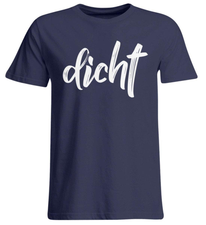 dicht Shirt  - Übergrößenshirt - Words on Shirts Sag es mit dem Mittelfinger Shirts Hoodies Sweatshirt Taschen Gymsack Spruch Sprüche Statement
