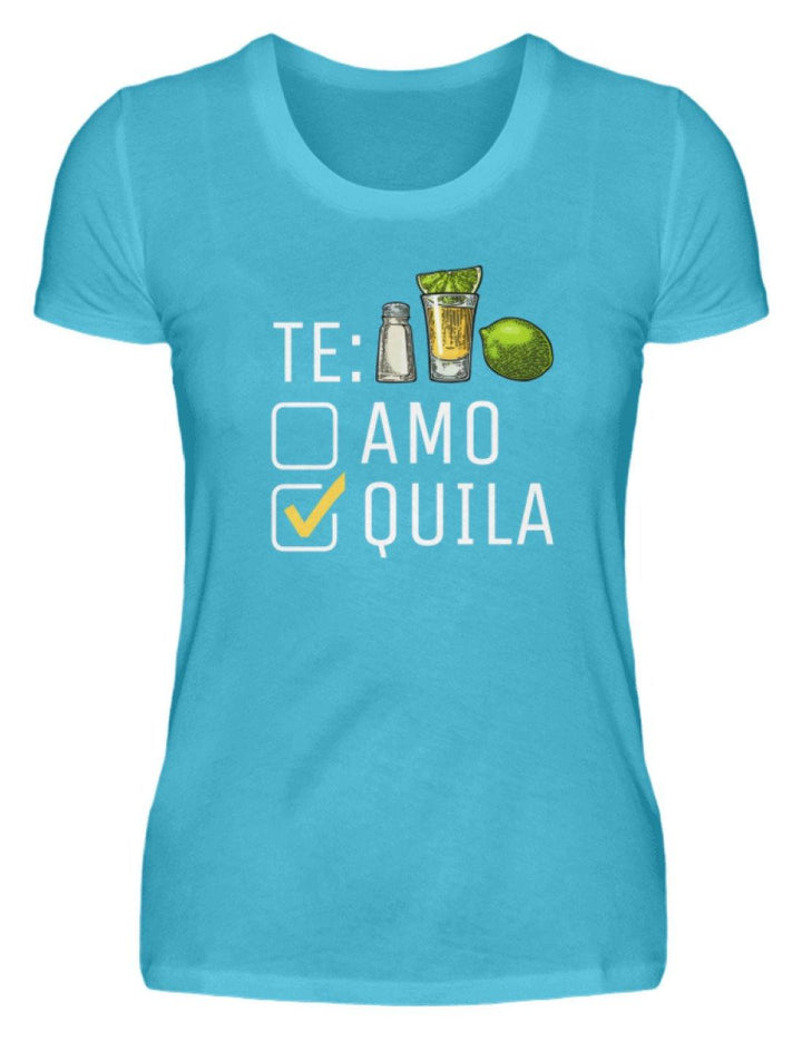 Tequila Te:amo Te:qulia   - Damenshirt - Words on Shirts