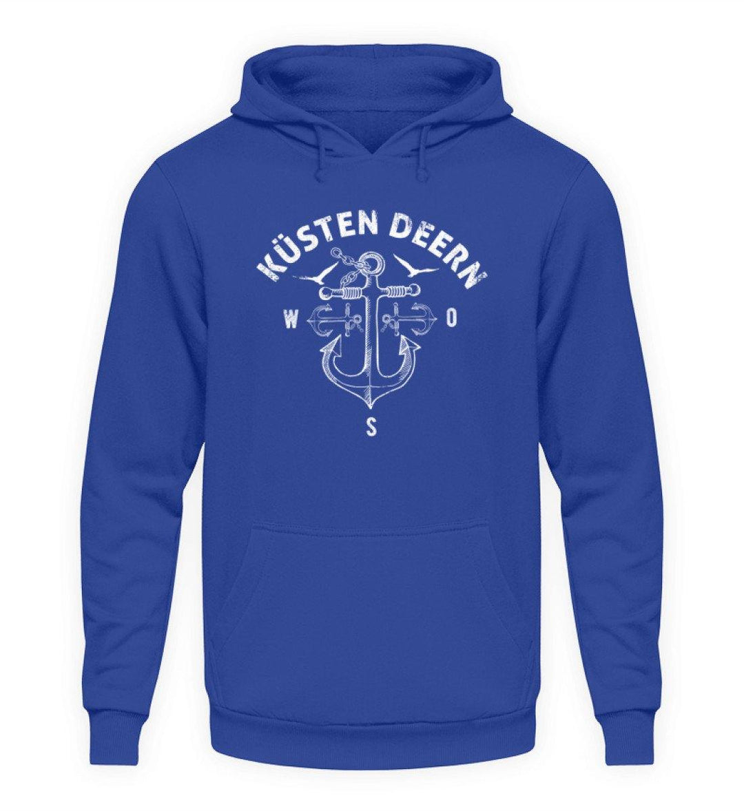 Küsten Deern 2 - Norddeutsch   - Unisex Kapuzenpullover Hoodie - Words on Shirts Sag es mit dem Mittelfinger Shirts Hoodies Sweatshirt Taschen Gymsack Spruch Sprüche Statement