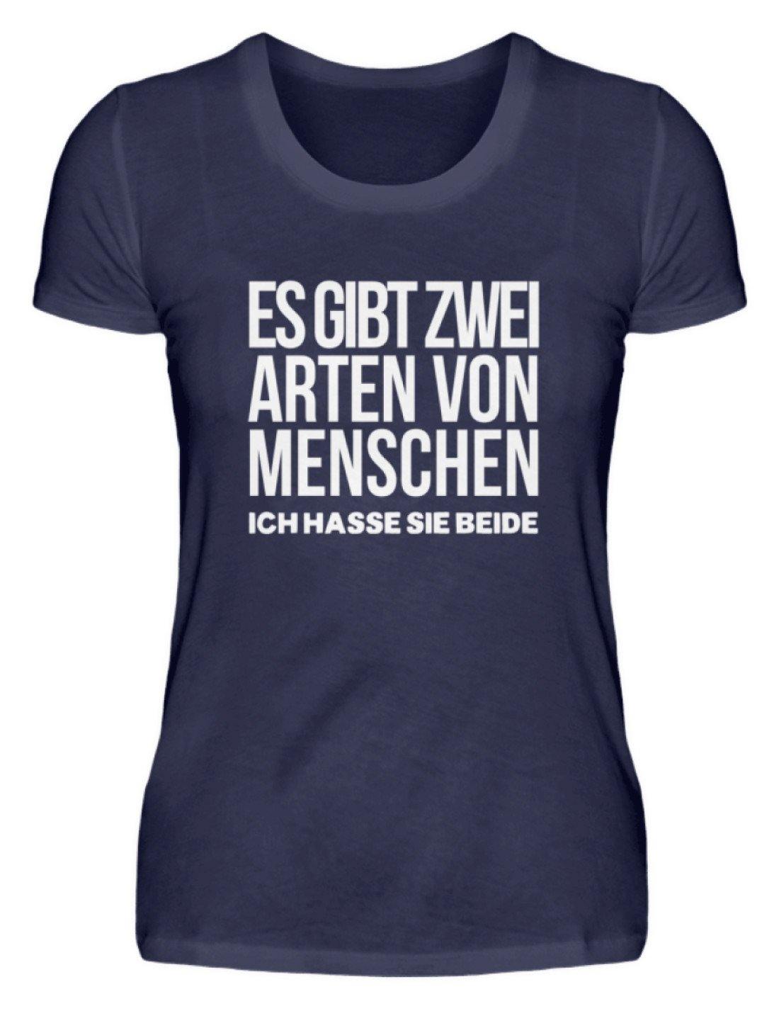 2 Arten Menschen - Words on Shirts  - Damenshirt