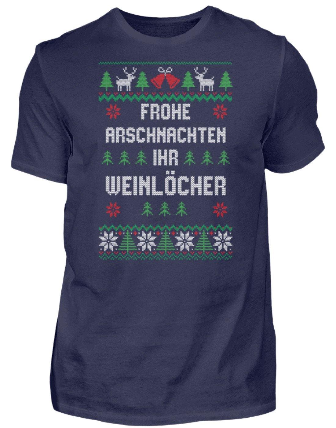 Frohe Arschnachten - Words on Shirts  - Herren Shirt