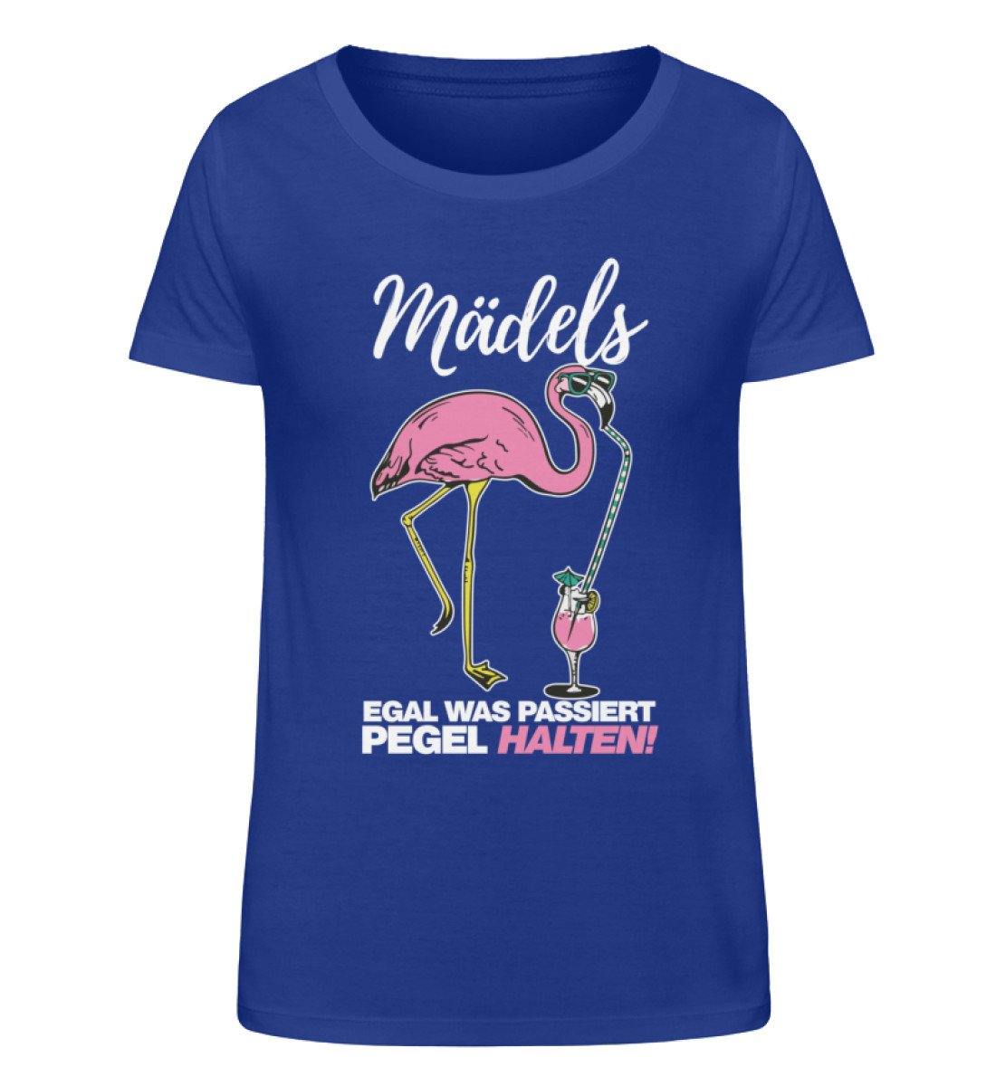 Mädels, Pegel halten. Flamingo  - Damen Organic Shirt