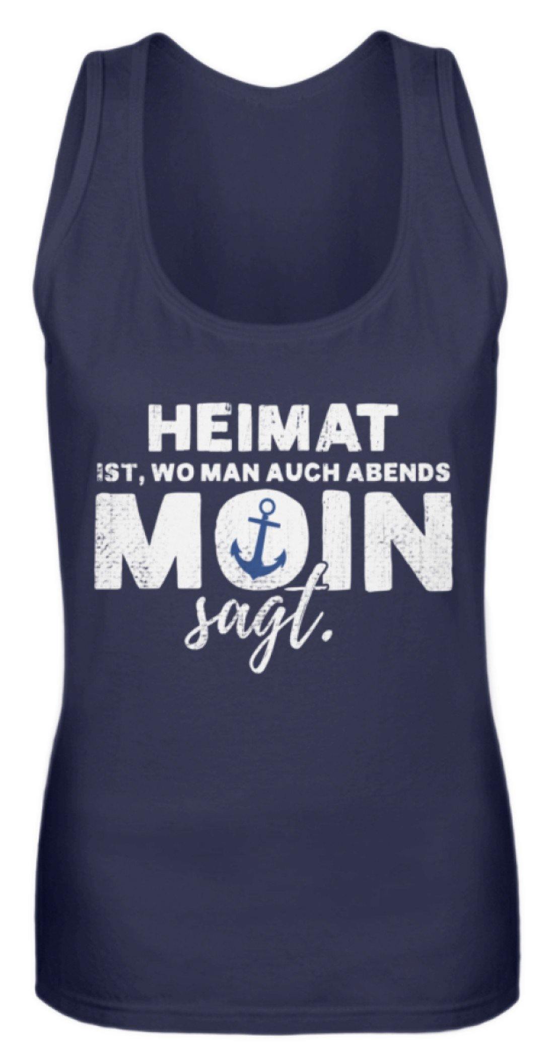 Abends Moin sagt 2 - Norddeutsch  - Frauen Tanktop