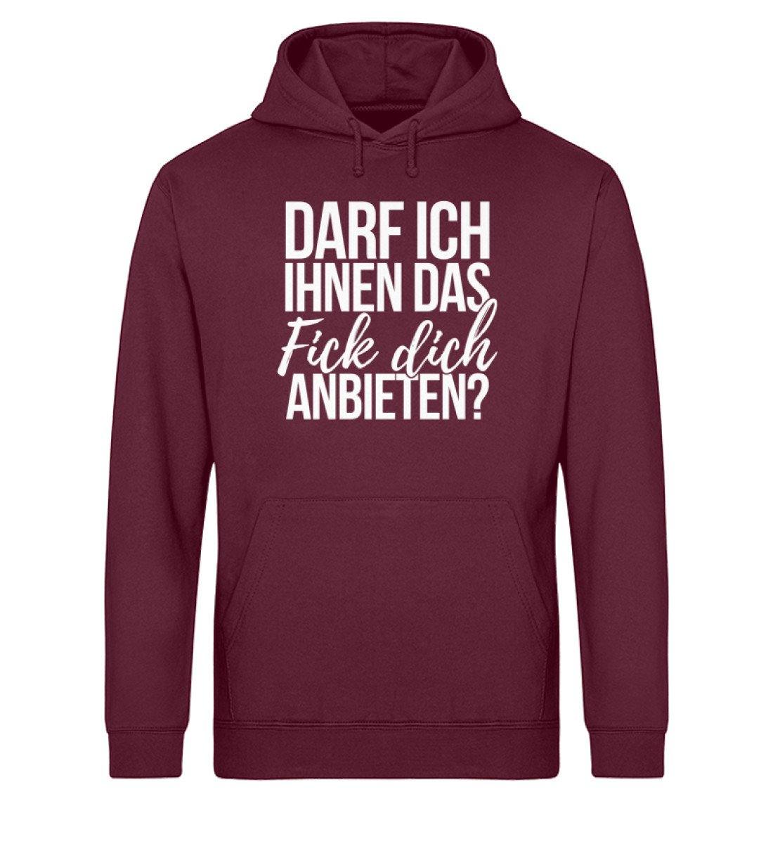 Darf ich ihnen das Fick dich anbieten?  - Unisex Organic Hoodie