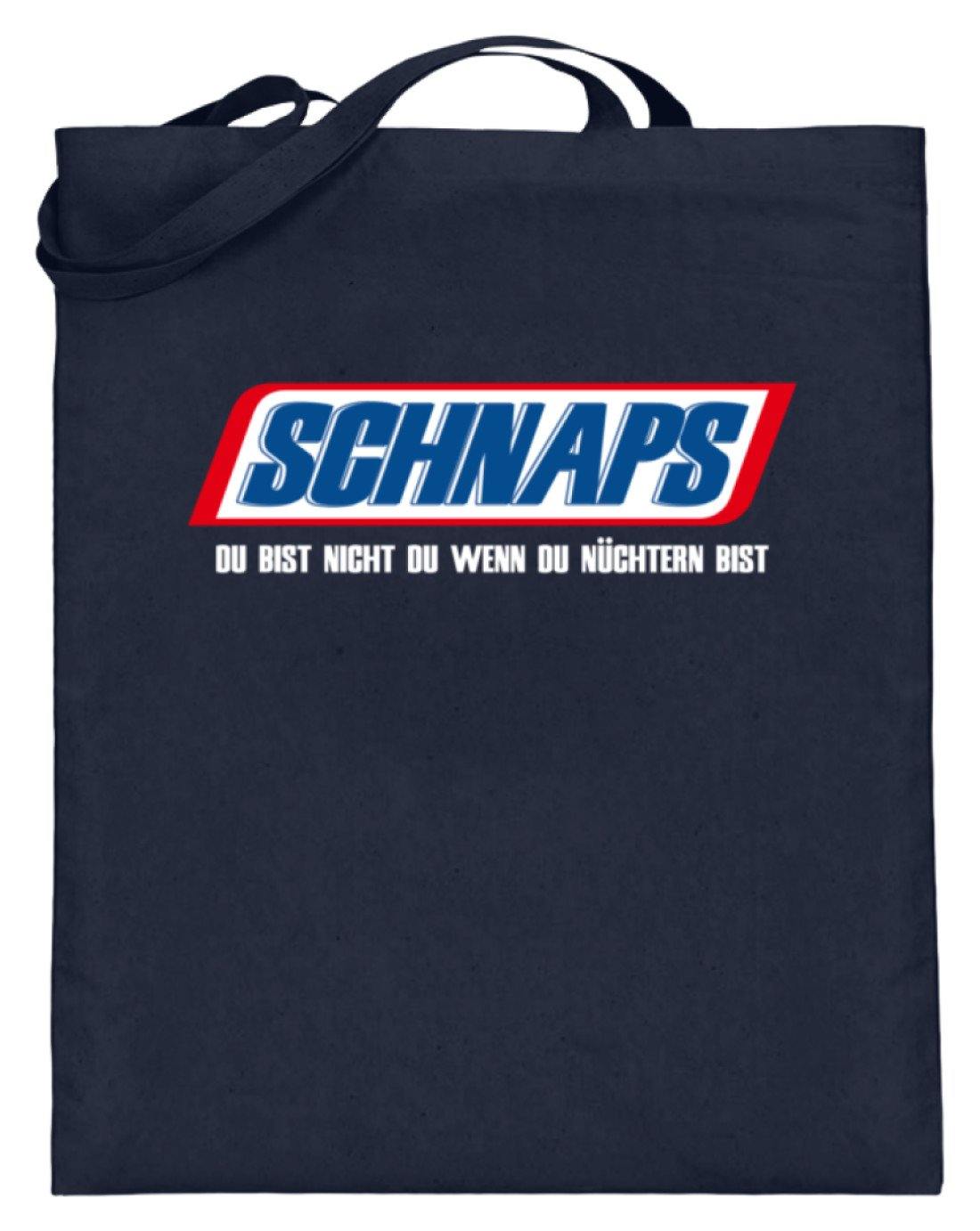 Schnaps - Wenn du nüchtern bist  - Jutebeutel (mit langen Henkeln)