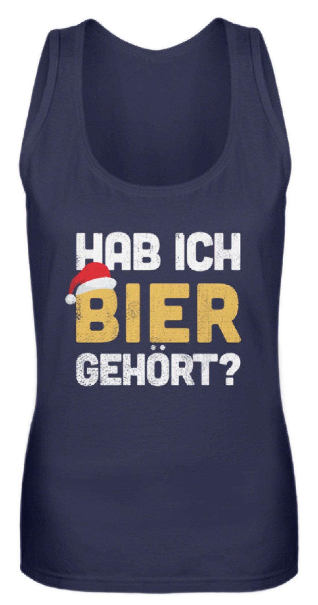 Hab ich Bier gehört? - Words on Shirts  - Frauen Tanktop