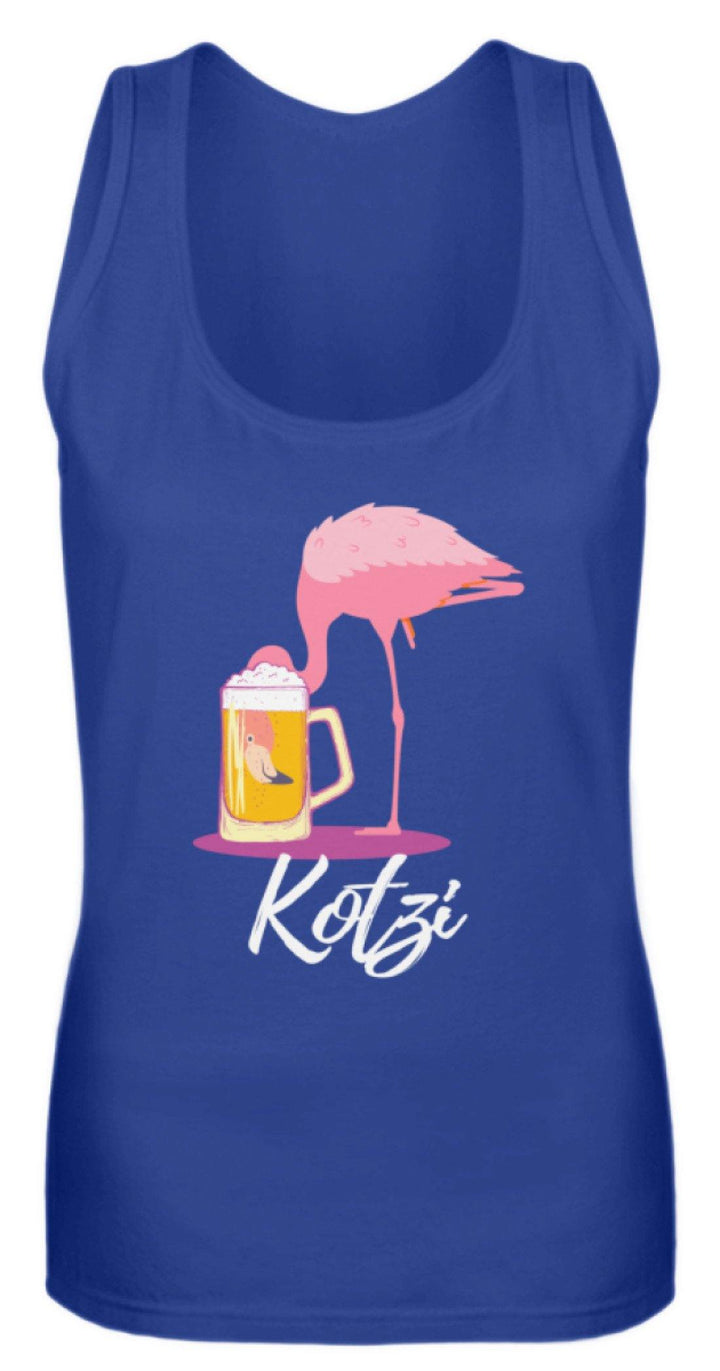 Flamingo Kotzi - Words on Shirt  - Frauen Tanktop - Words on Shirts Sag es mit dem Mittelfinger Shirts Hoodies Sweatshirt Taschen Gymsack Spruch Sprüche Statement