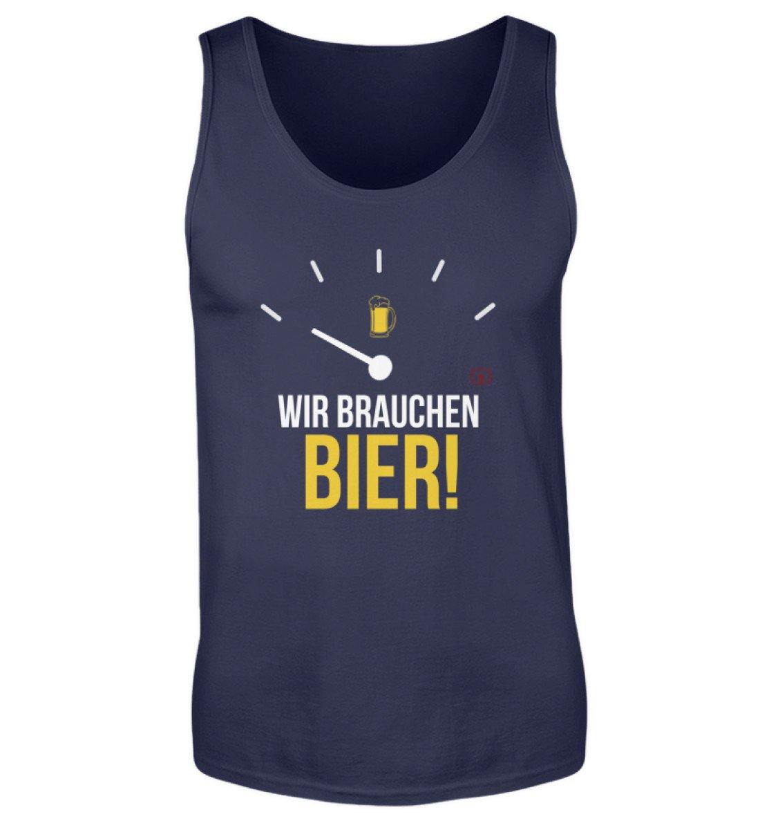 Wir brauchen Bier - Tacho  - Herren Tanktop