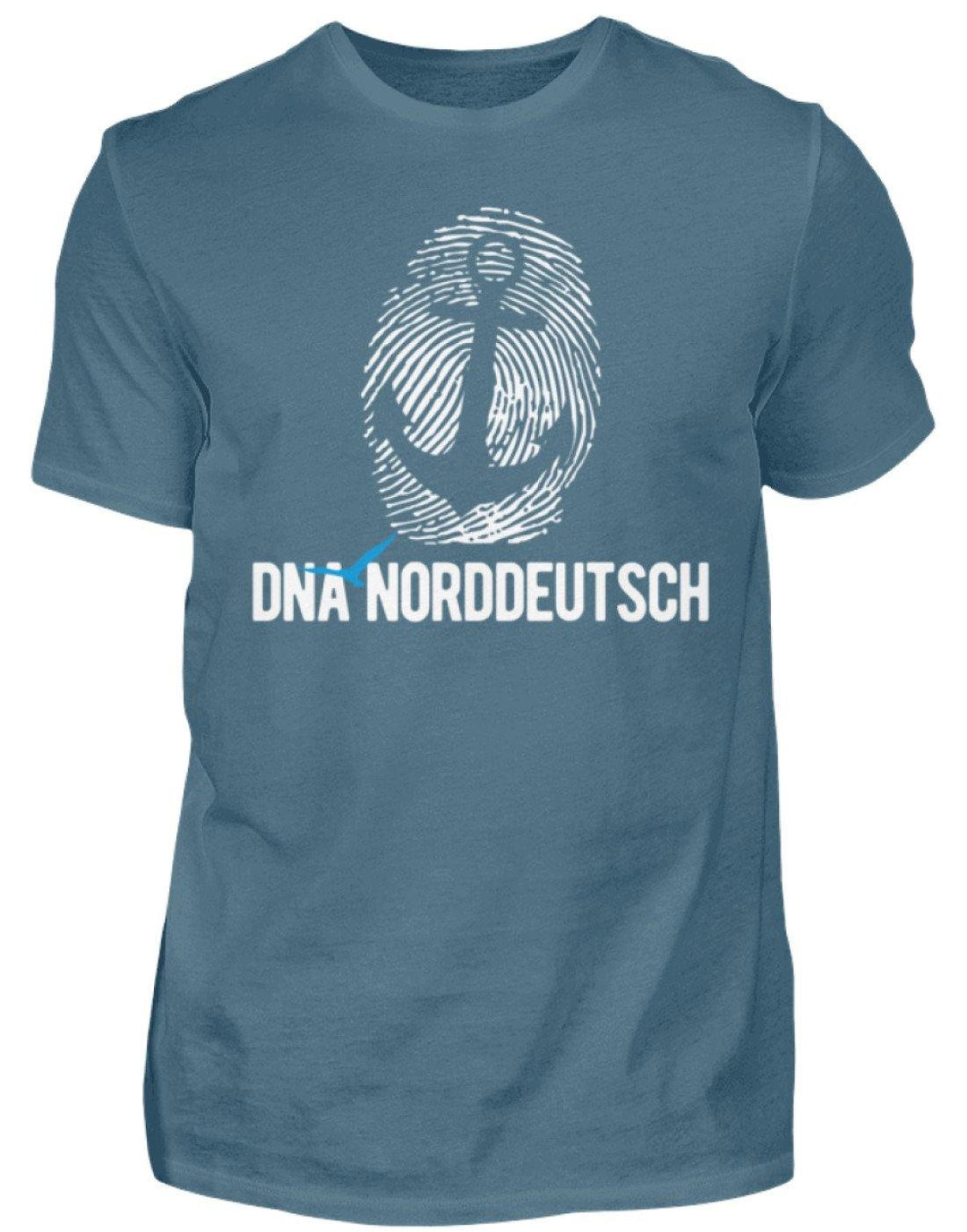 DNA Norddeutsch  - Herren Shirt - Words on Shirts Sag es mit dem Mittelfinger Shirts Hoodies Sweatshirt Taschen Gymsack Spruch Sprüche Statement