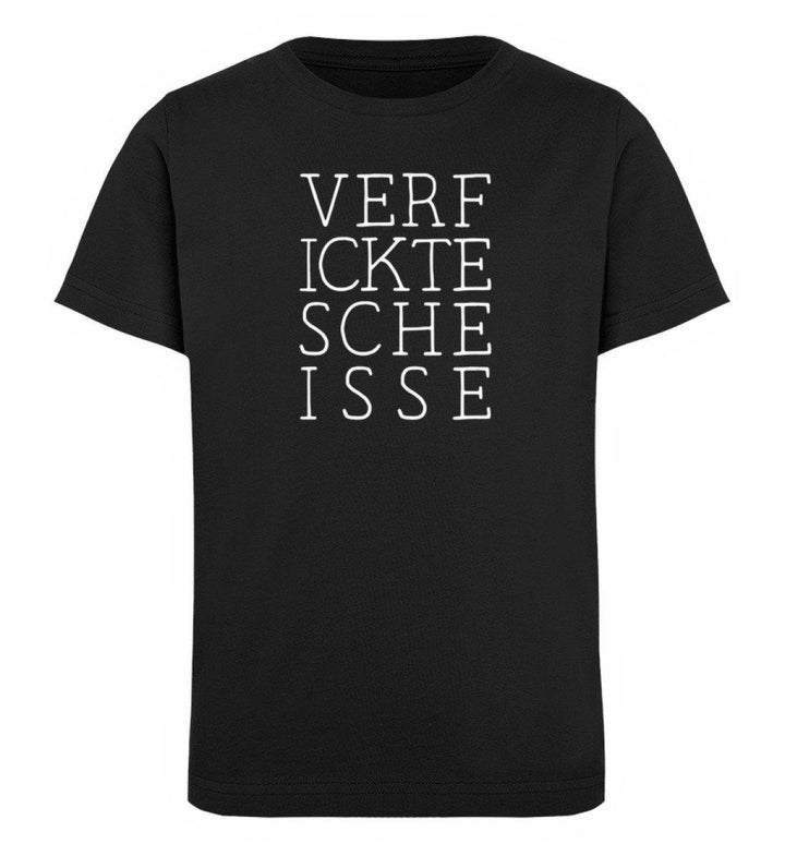 verf ickte sche isse  Words on Shirts PR  - Kinder Organic T-Shirt - Words on Shirts Sag es mit dem Mittelfinger Shirts Hoodies Sweatshirt Taschen Gymsack Spruch Sprüche Statement
