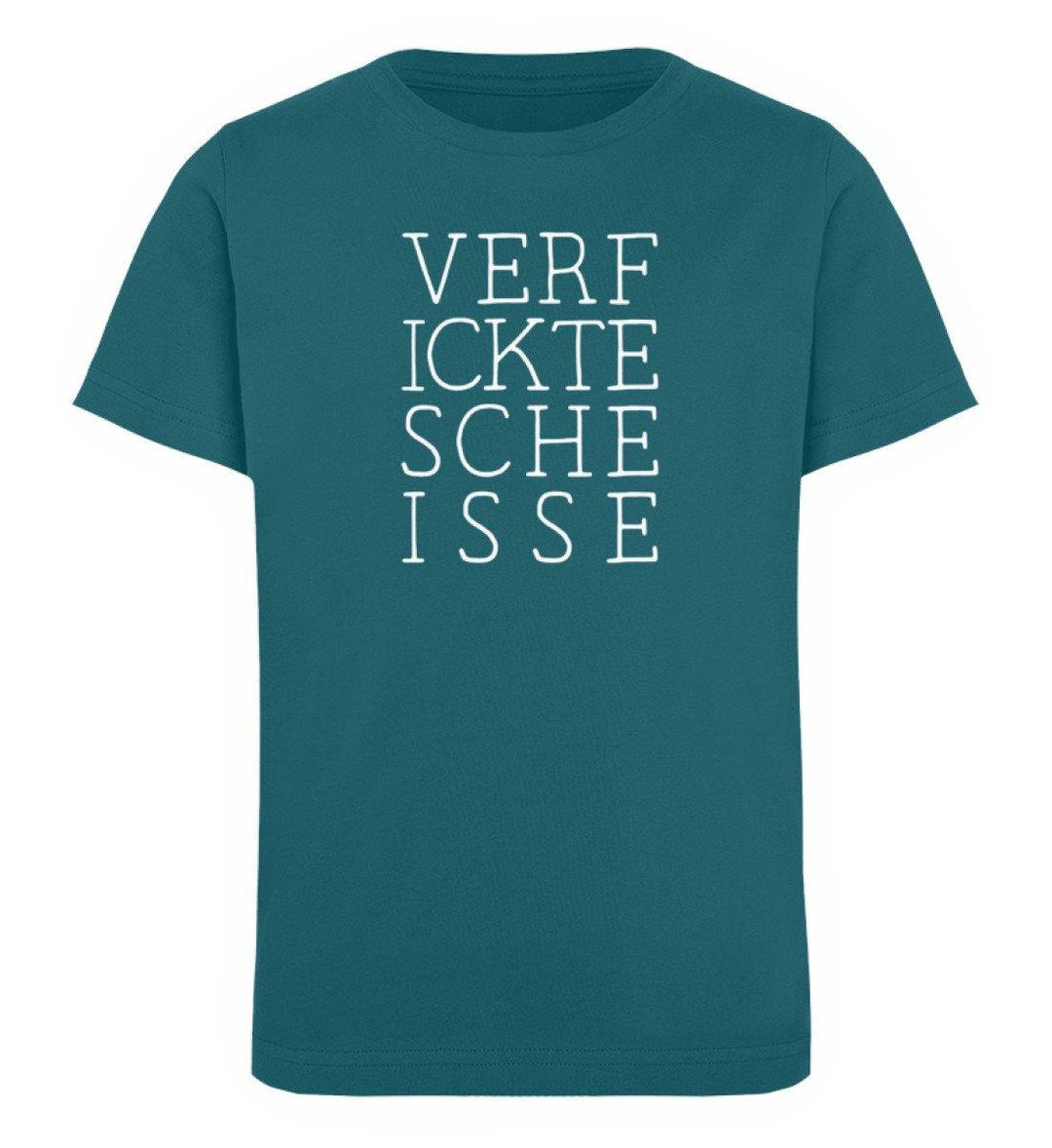 verf ickte sche isse  Words on Shirts PR  - Kinder Organic T-Shirt - Words on Shirts Sag es mit dem Mittelfinger Shirts Hoodies Sweatshirt Taschen Gymsack Spruch Sprüche Statement