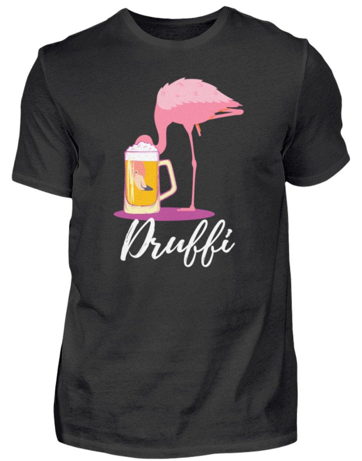 Flamingo Druffi - Words on Shirt  - Herren Shirt - Words on Shirts Sag es mit dem Mittelfinger Shirts Hoodies Sweatshirt Taschen Gymsack Spruch Sprüche Statement