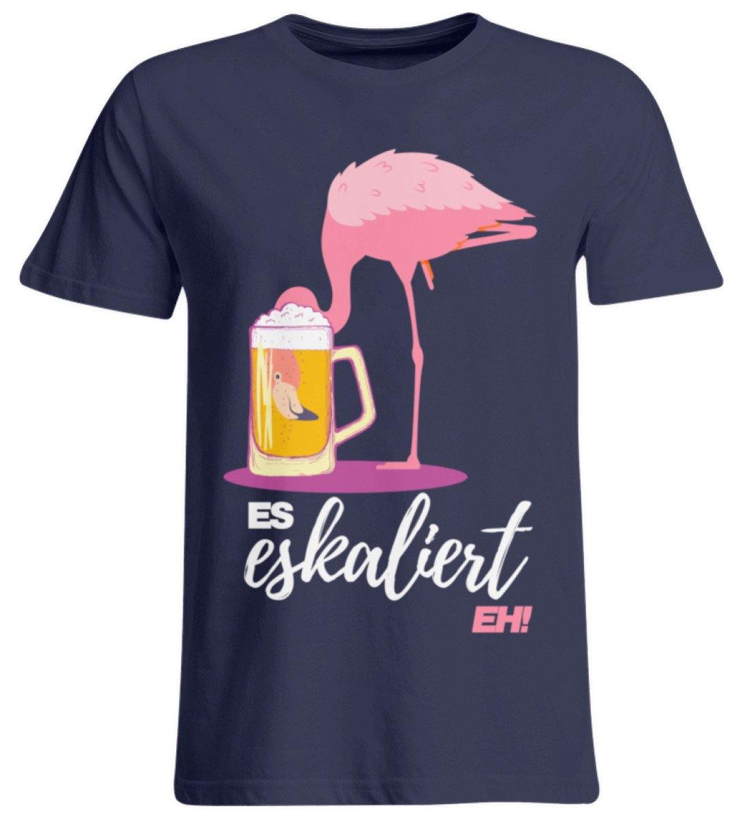 Es Eskaliert Eh - Flamingo  - Übergrößenshirt