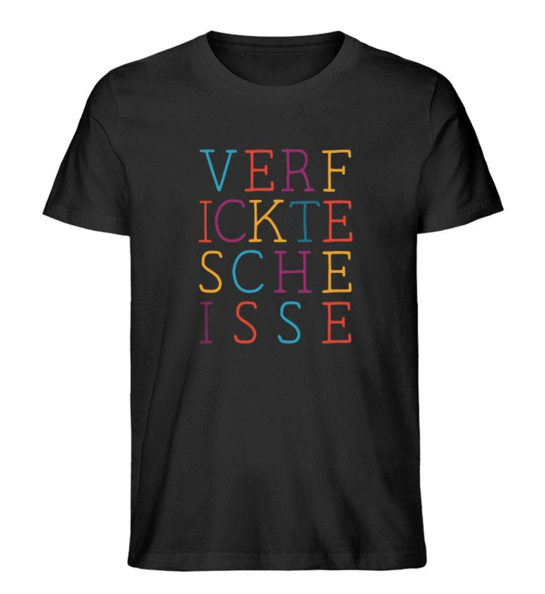 verf ickte sche isse  Words on Shirts PR  - Herren Premium Organic Shirt - Words on Shirts Sag es mit dem Mittelfinger Shirts Hoodies Sweatshirt Taschen Gymsack Spruch Sprüche Statement
