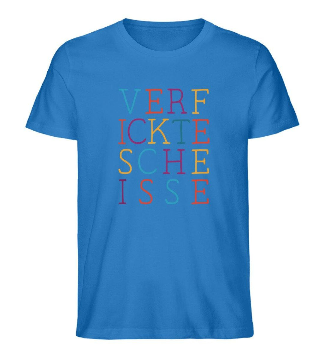 verf ickte sche isse  Words on Shirts PR  - Herren Premium Organic Shirt - Words on Shirts Sag es mit dem Mittelfinger Shirts Hoodies Sweatshirt Taschen Gymsack Spruch Sprüche Statement