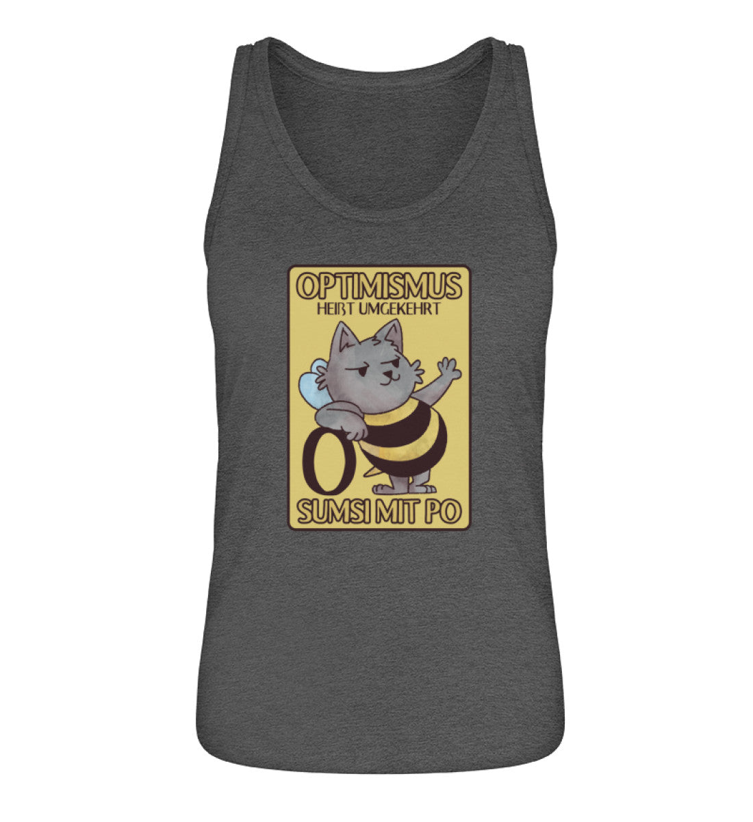 Optimismus heißt umgekehrt Sumsi mit Po  - Damen Premium Organic Tanktop ST/ST