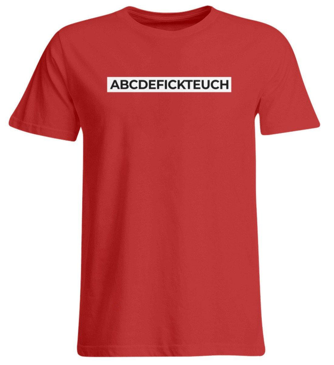 ABCDEFICKTEUCH - Words on Shirts  - Übergrößenshirt - Words on Shirts Sag es mit dem Mittelfinger Shirts Hoodies Sweatshirt Taschen Gymsack Spruch Sprüche Statement