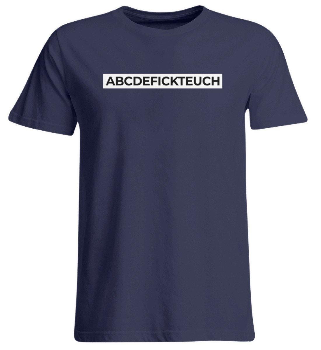 ABCDEFICKTEUCH - Words on Shirts  - Übergrößenshirt