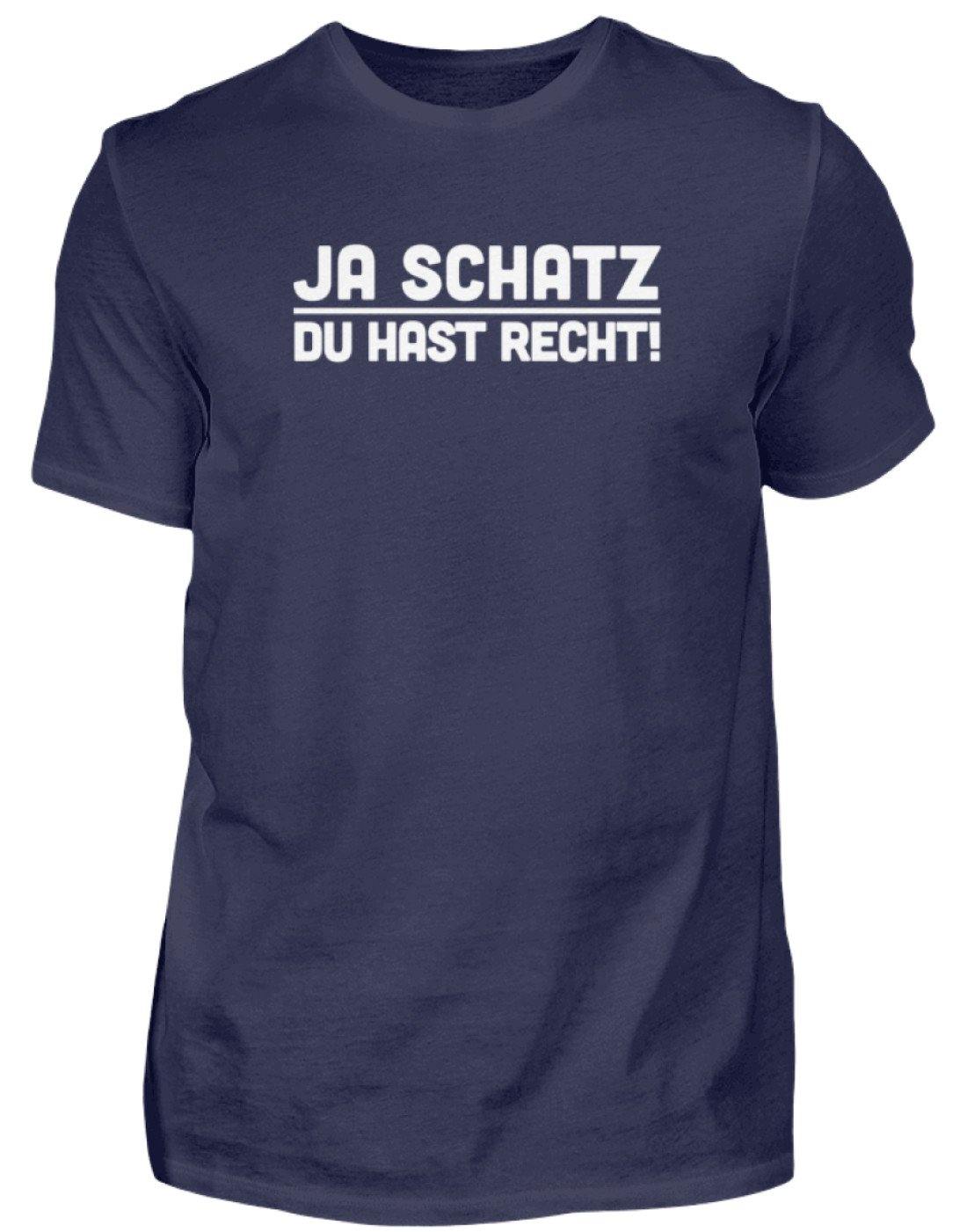Ja Schatz Du Hast Recht Words on Shirts  - Herren Shirt