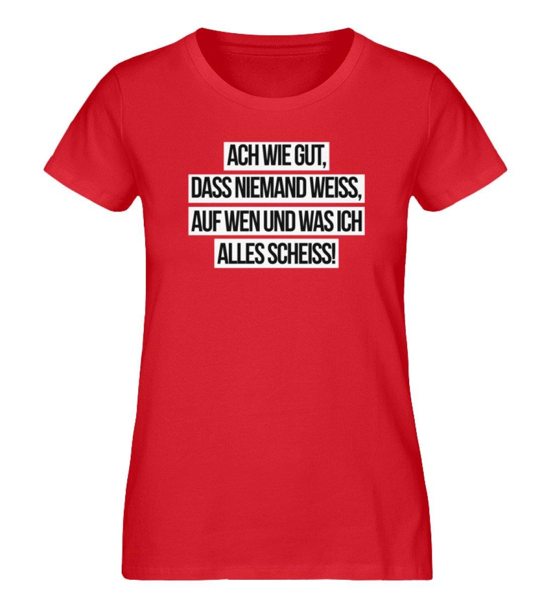 Ach wie gut - Words on Shirts  - Damen Premium Organic Shirt