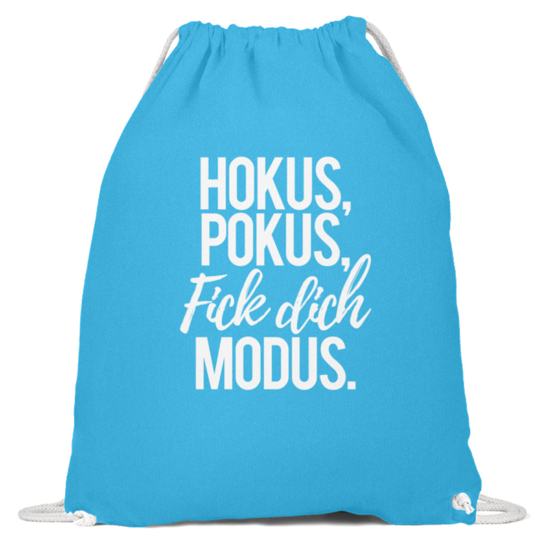 Hokus Pokus F*** **ch Modus  - Baumwoll Gymsac - Words on Shirts