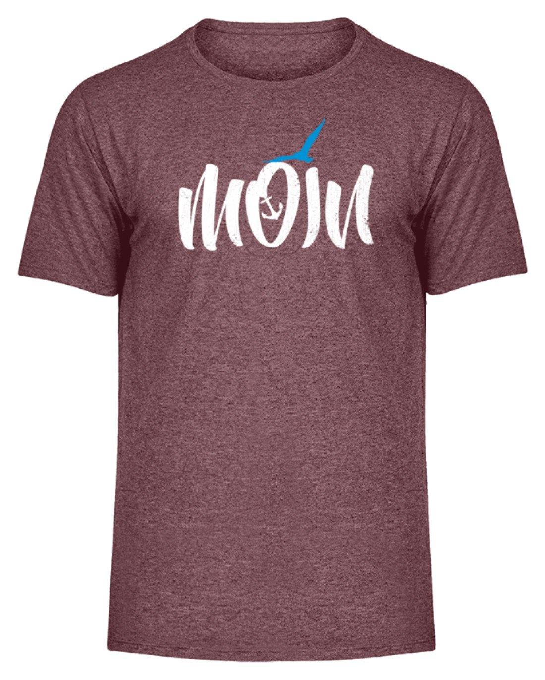 Moin Anker Möwe - Norddeutsch   - Herren Melange Shirt