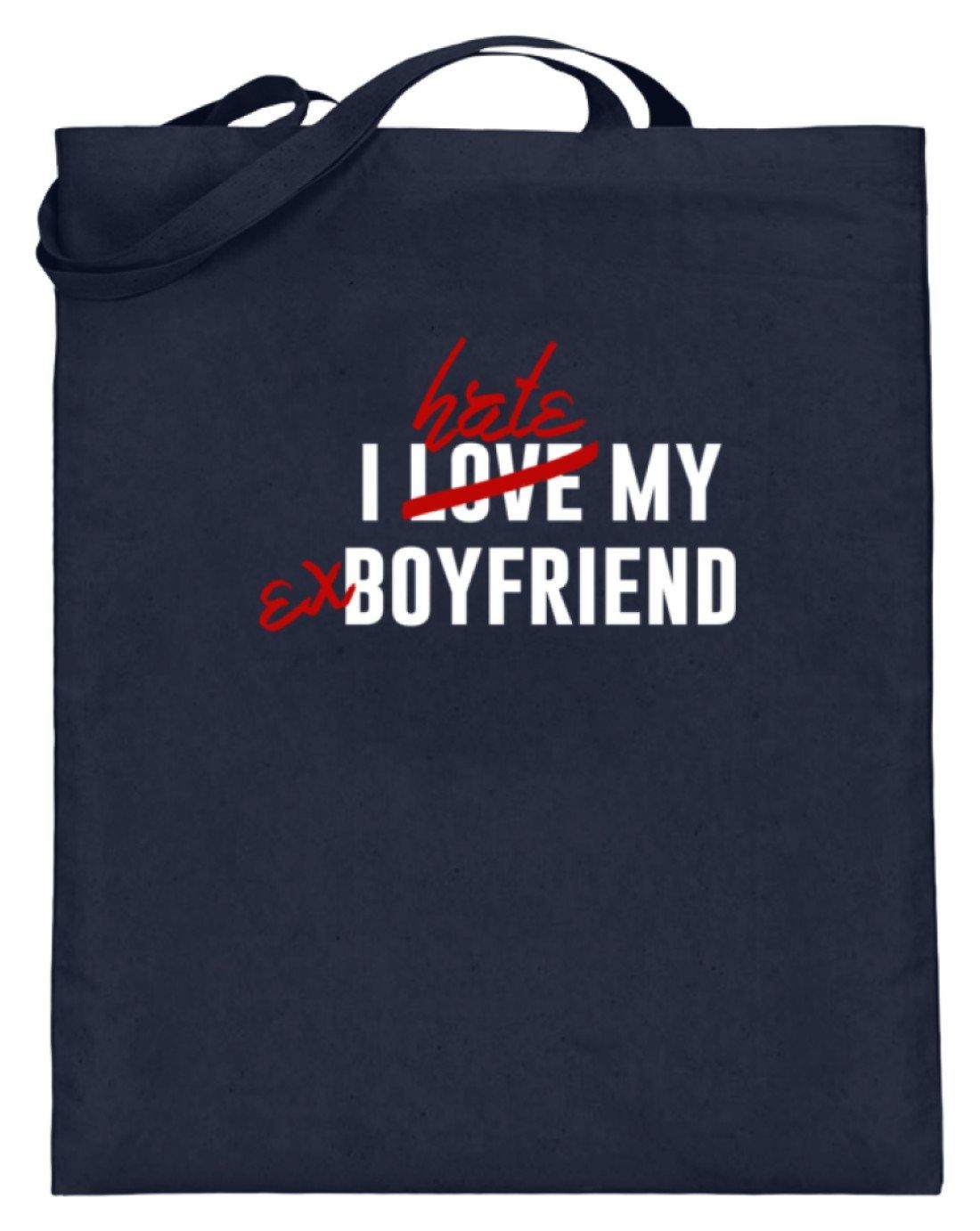 I Love My Boyfriend  - Jutebeutel (mit langen Henkeln)