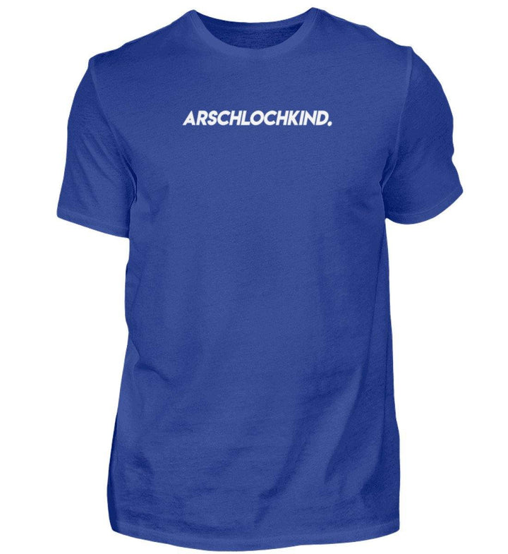 Arschlochkind  Words on Shirts - PR  - Herren Premiumshirt - Words on Shirts Sag es mit dem Mittelfinger Shirts Hoodies Sweatshirt Taschen Gymsack Spruch Sprüche Statement